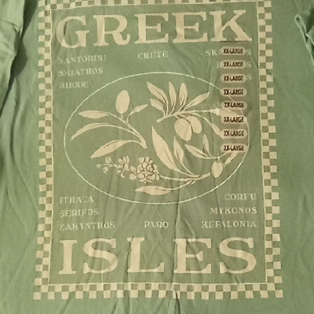 Greek Isles Green Short Sleeve Tee